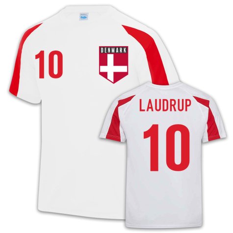 Denmark Sports Training Jersey (Michael Laudrup 10)