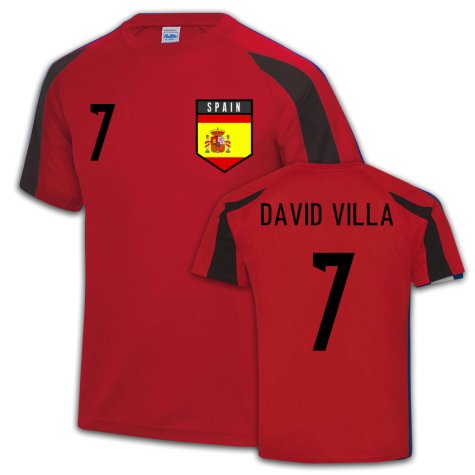 Spain Sports Jersey Training (David Villa 7)