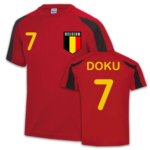 Belgium Sports Jersey Training (Jeremy Doku 7)