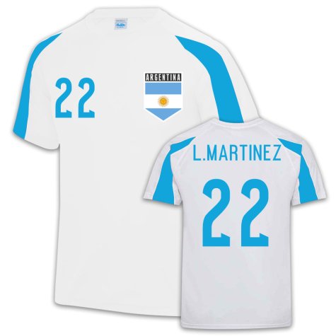 Argentina Sports training Jersey (Lautaro Martinez 22)