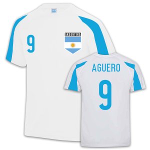 Argentina Sports training Jersey (Sergio Aguero 9)