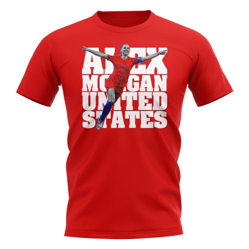 Alex Morgan United States Player T-Shirt (Red)