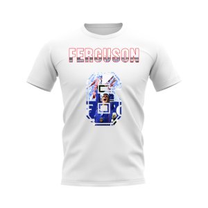 Barry Ferguson Name and Number Rangers T-shirt (White)