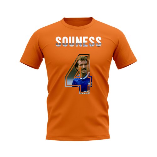 Graeme Souness Name and Number Rangers T-shirt (Orange)