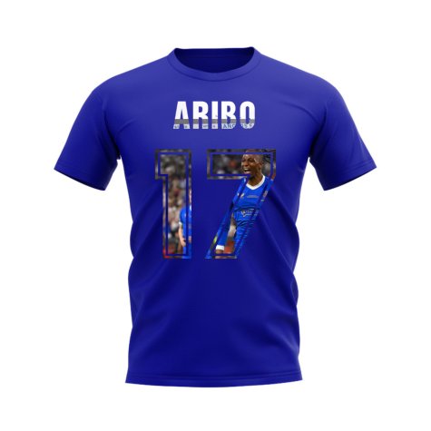 Joe Aribo Name and Number Rangers T-shirt (Blue)