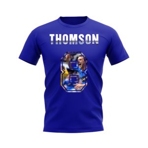 Kevin Thomson Name and Number Rangers T-shirt (Blue)