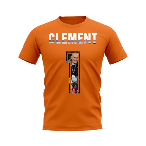 Philippe Clement Name and Number Rangers T-shirt (Orange)