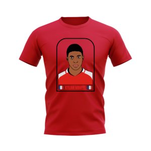 Kylian Mbappe Rookie T-shirt (Red)