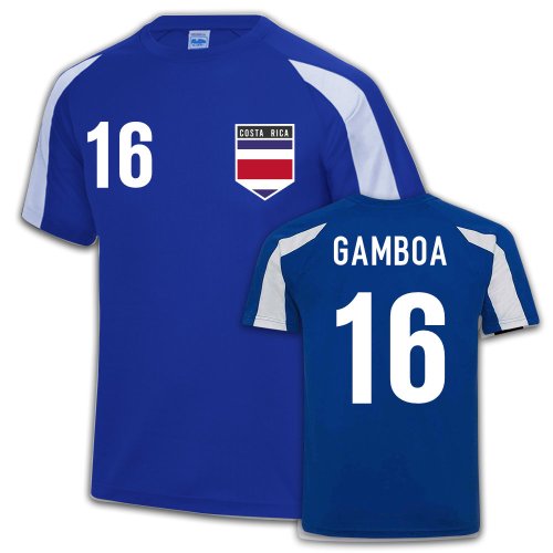 Costa Rica Sports Training Jersey (Cristian Gamboa 16)