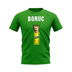 Artur Boruc Name And Number Celtic T-Shirt (Green)