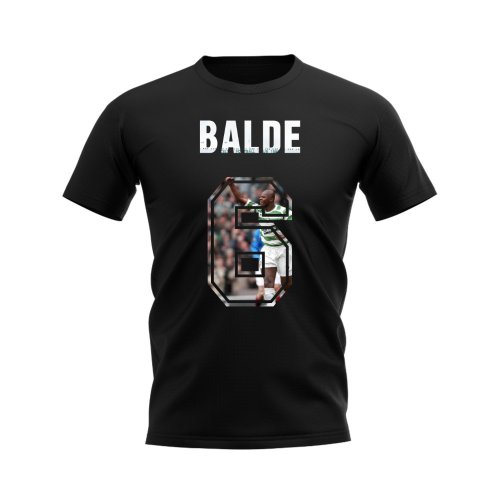 Bobo Balde Name And Number Celtic T-Shirt (Black)