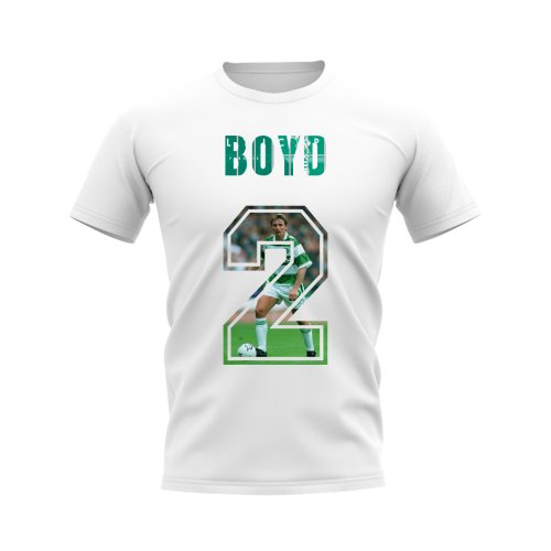 Tom Boyd Name And Number Celtic T-Shirt (White)