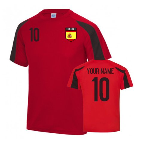 Spain Sports Training Jersey (Your Name)