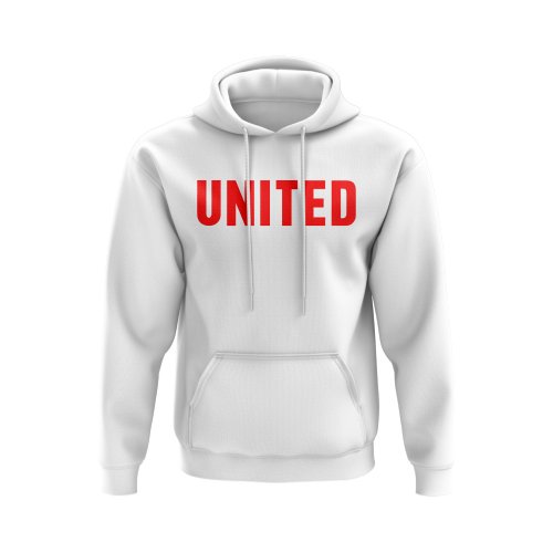 Manchester United Hoody (White)