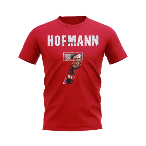 Jonas Hofmann Name And Number Bayer Leverkusen T-Shirt (Red)