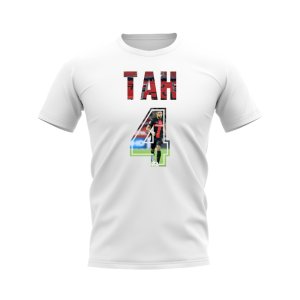 Jonathan Tah Name And Number Bayer Leverkusen T-Shirt (White)