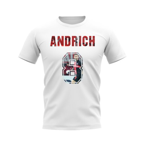 Robert Andrich Name And Number Bayer Leverkusen T-Shirt (White)