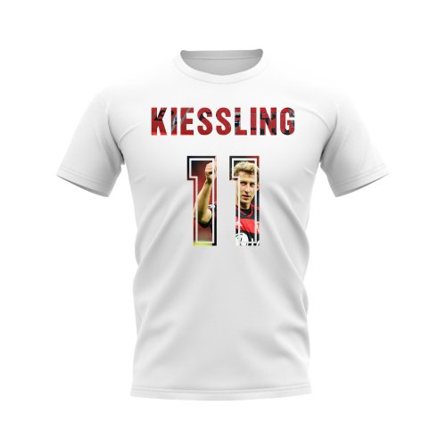 Stefan Kiessling Name And Number Bayer Leverkusen T-Shirt (White)