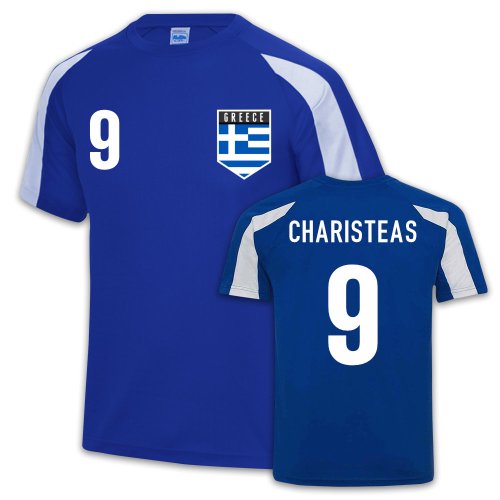 Greece Sports Training Jersey (Angelos Charisteas 9)