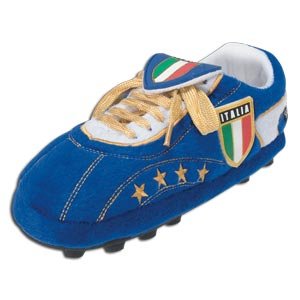 Italy Sloffies - Football Slippers (Blue) - Size Small