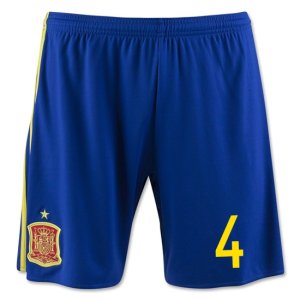 2016-17 Spain Home Shorts (4) - Kids