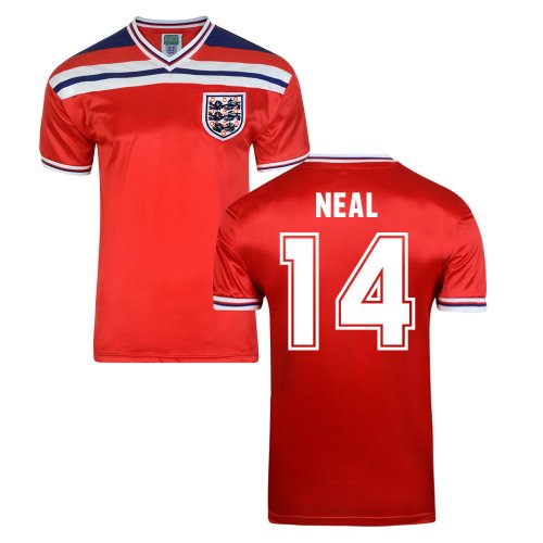 Score Draw England World Cup 1982 Away Shirt (Neal 14)