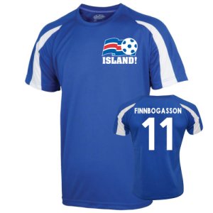 2016-17 Iceland Sports Training Jersey (Finboggasson 11)