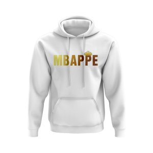 Kylian Mbappe Real Madrid Crown Hoody (White)