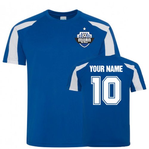 Your Name Inter Milan Sports Training Jersey (Blue)