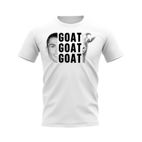 Cristiano Ronaldo Goat T-Shirt (White)