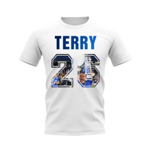 John Terry Name And Number Chelsea T-Shirt (White)