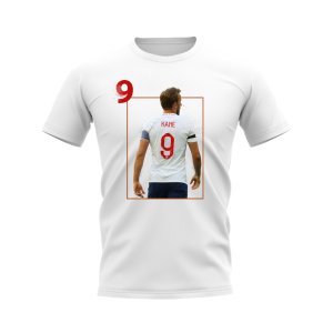 Harry Kane England Fade T-Shirt (White)