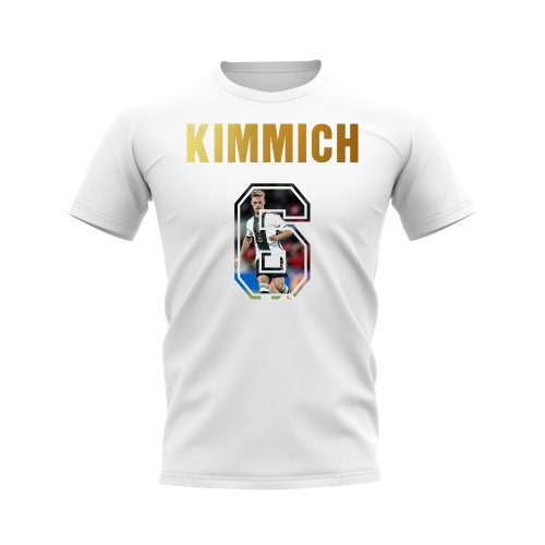 Joshua Kimmich Name And Number Germany T-Shirt (White)