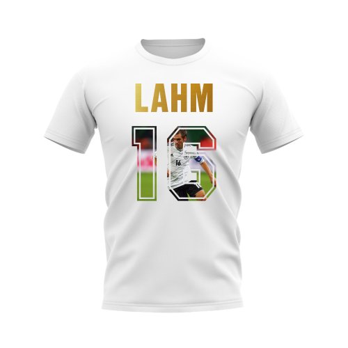 Philipp Lahm Name And Number Germany T-Shirt (White)