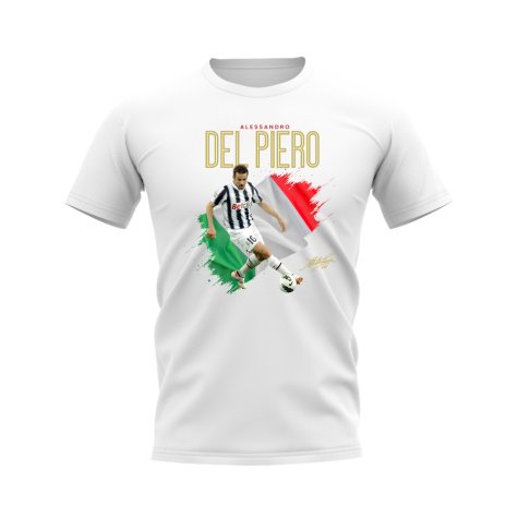 Alessandro Del Piero Juventus T-Shirt (White)