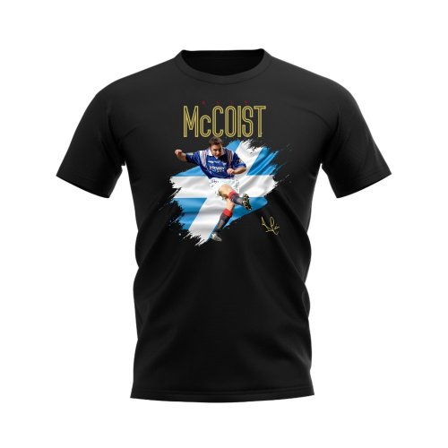 Ally McCoist Rangers T-Shirt (Black)