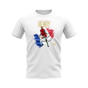 Thierry Henry Arsenal Flag T-Shirt (White)