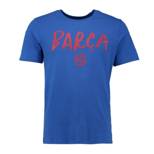 2016-2017 Barcelona Nike Squad T-Shirt (Blue)