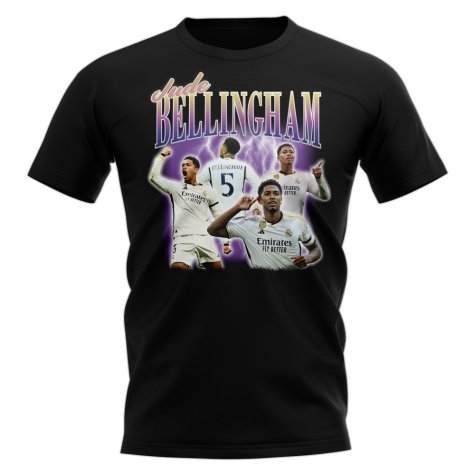 Jude Bellingham Real Madrid Bootleg T-shirt (Black)