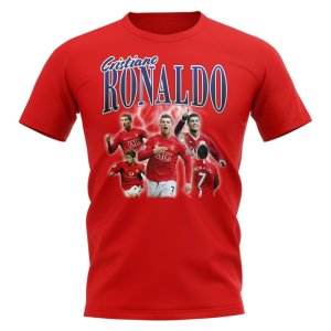 Cristiano Ronaldo Manchester United Bootleg T-Shirt (Red) Cristiano Ronaldo Manchester United Bootleg T-Shirt (Red)