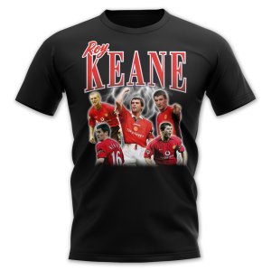 Roy Keane Manchester United Bootleg T-Shirt (Black) Roy Keane Manchester United Bootleg T-Shirt (Black)