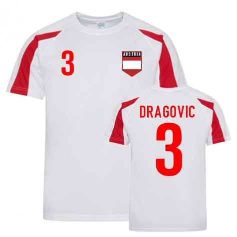 Aleksandar Dragovic Austria Sports Training Jersey (White-Red)