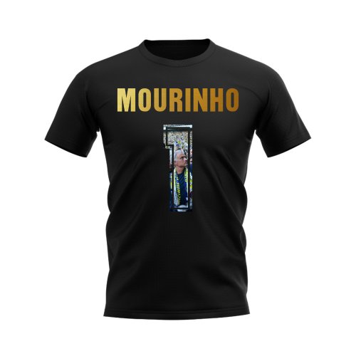 Jose Mourinho Name And Number Fenerbahce T-Shirt (Black)