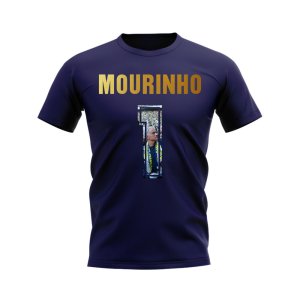 Jose Mourinho Name And Number Fenerbahce T-Shirt (Navy)