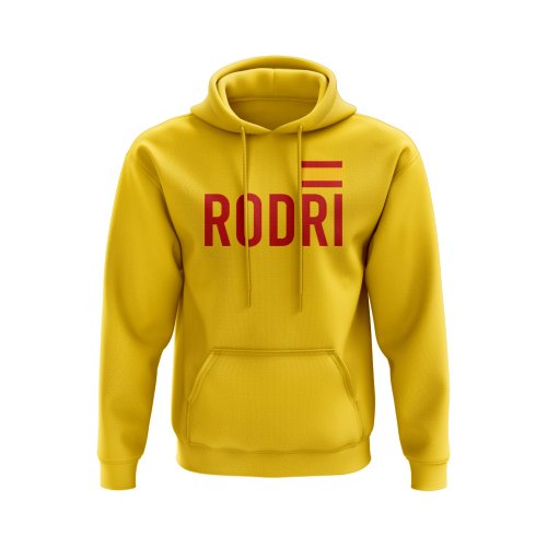 Rodri Spain Flag Hoody (Yellow)