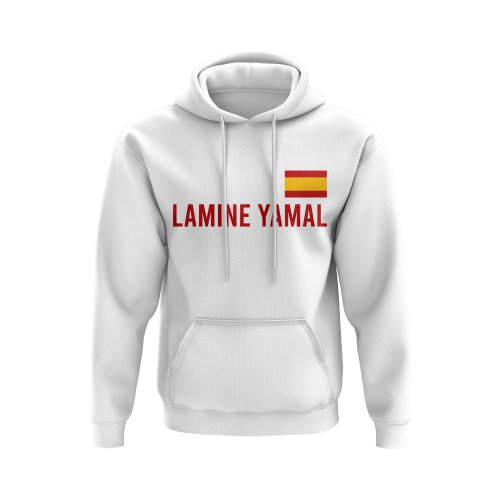 Lamine Yamal Spain Flag Hoody (White)