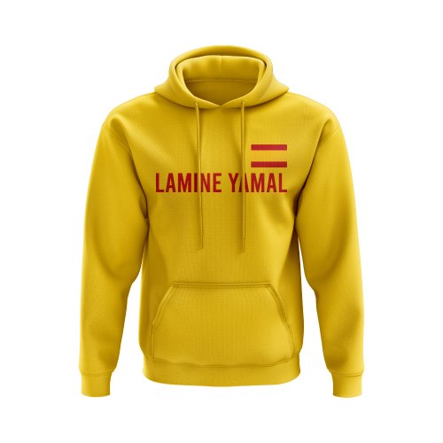 Lamine Yamal Spain Flag Hoody (Yellow)