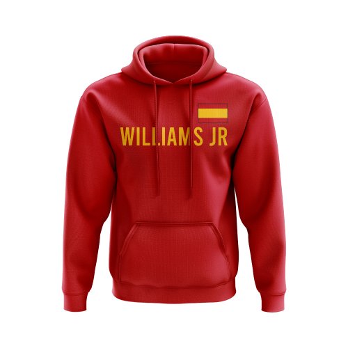 Nico Williams Spain Flag Hoody (Red)