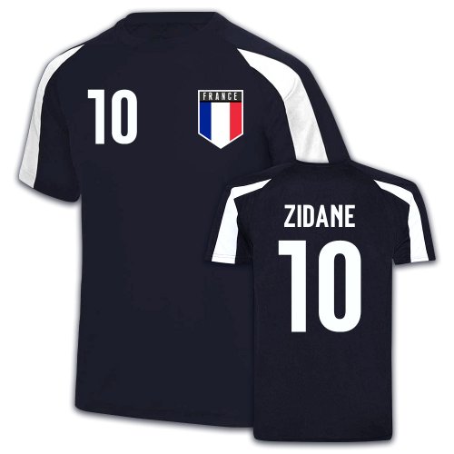 France Sports Training Jersey (Zinedine Zidane 10)