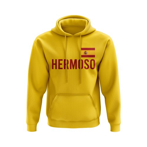 Jenni Hermoso Spain Name Hoody (Yellow)